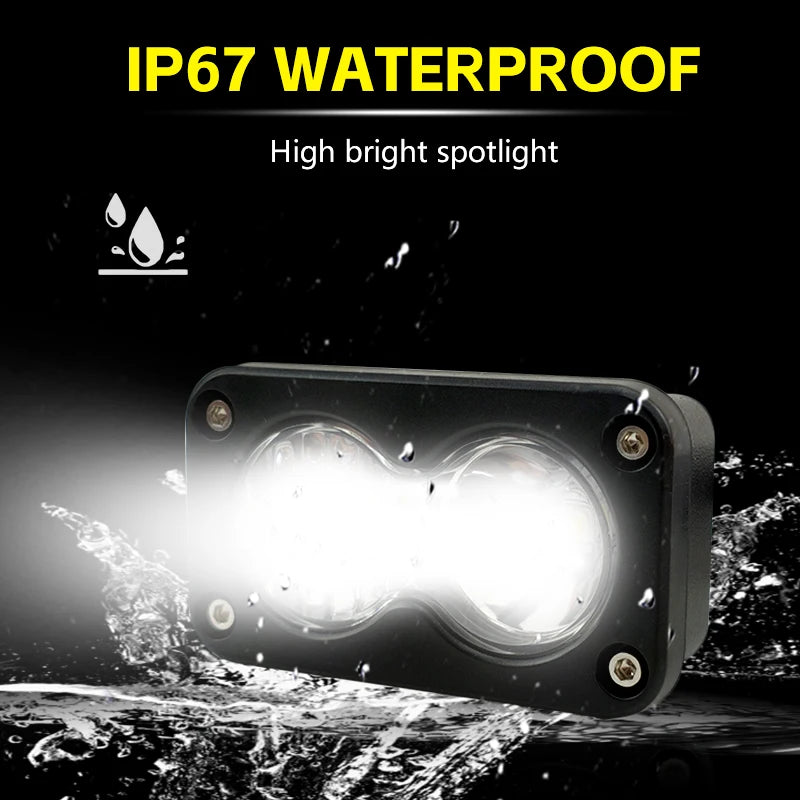 20W White/Yellow Motorcycle LED Row Light Kit Motorcycle Headlight for SURRON Light Bee S X